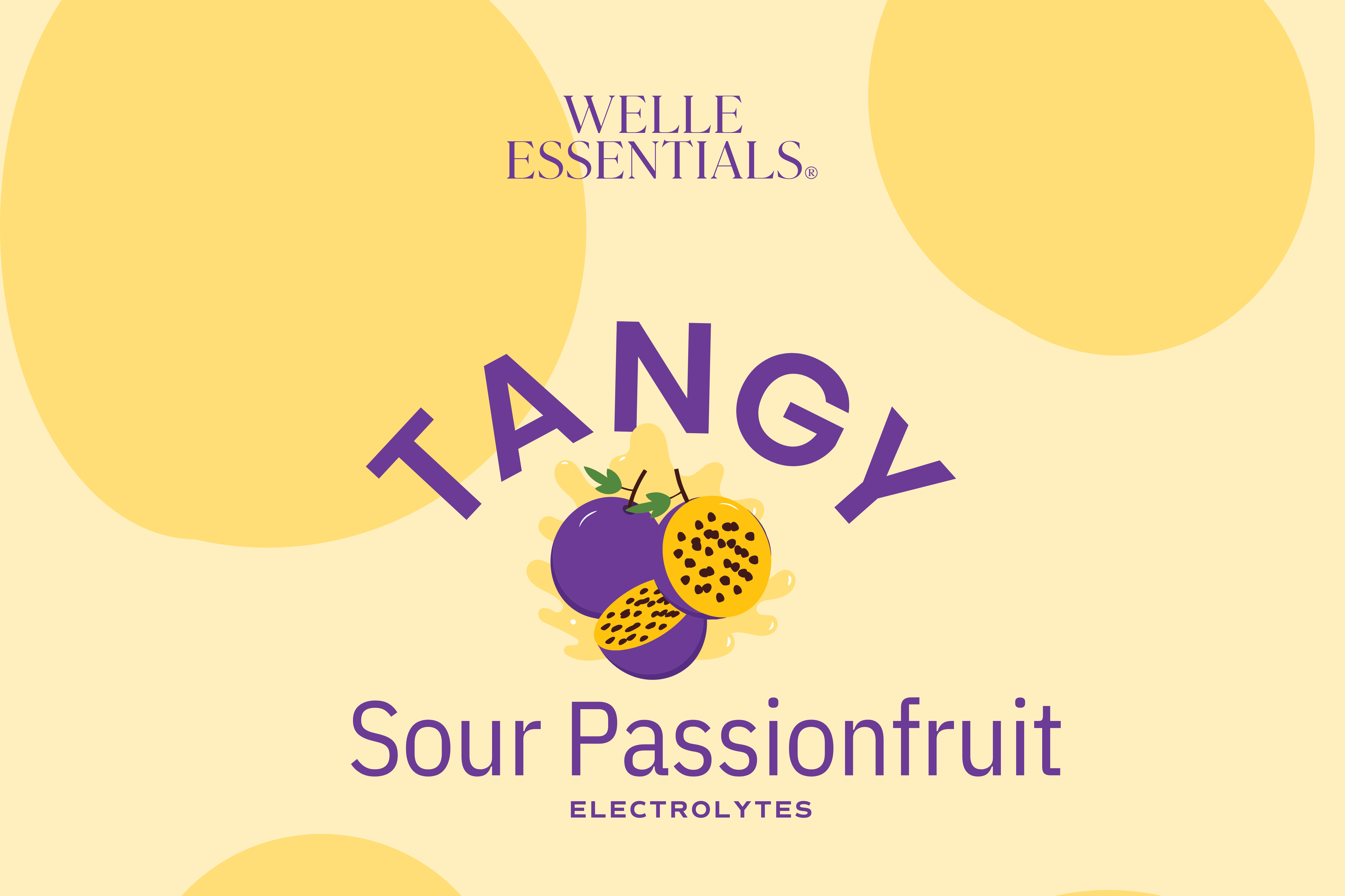 Electrolytes - Tangy Passionfruit - Welle Essentials