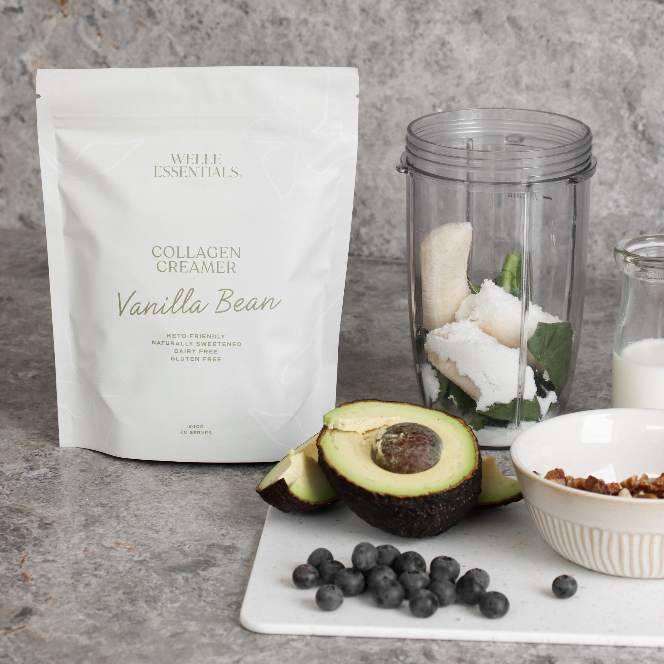 Collagen Creamer - Vanilla Bean - Welle Essentials