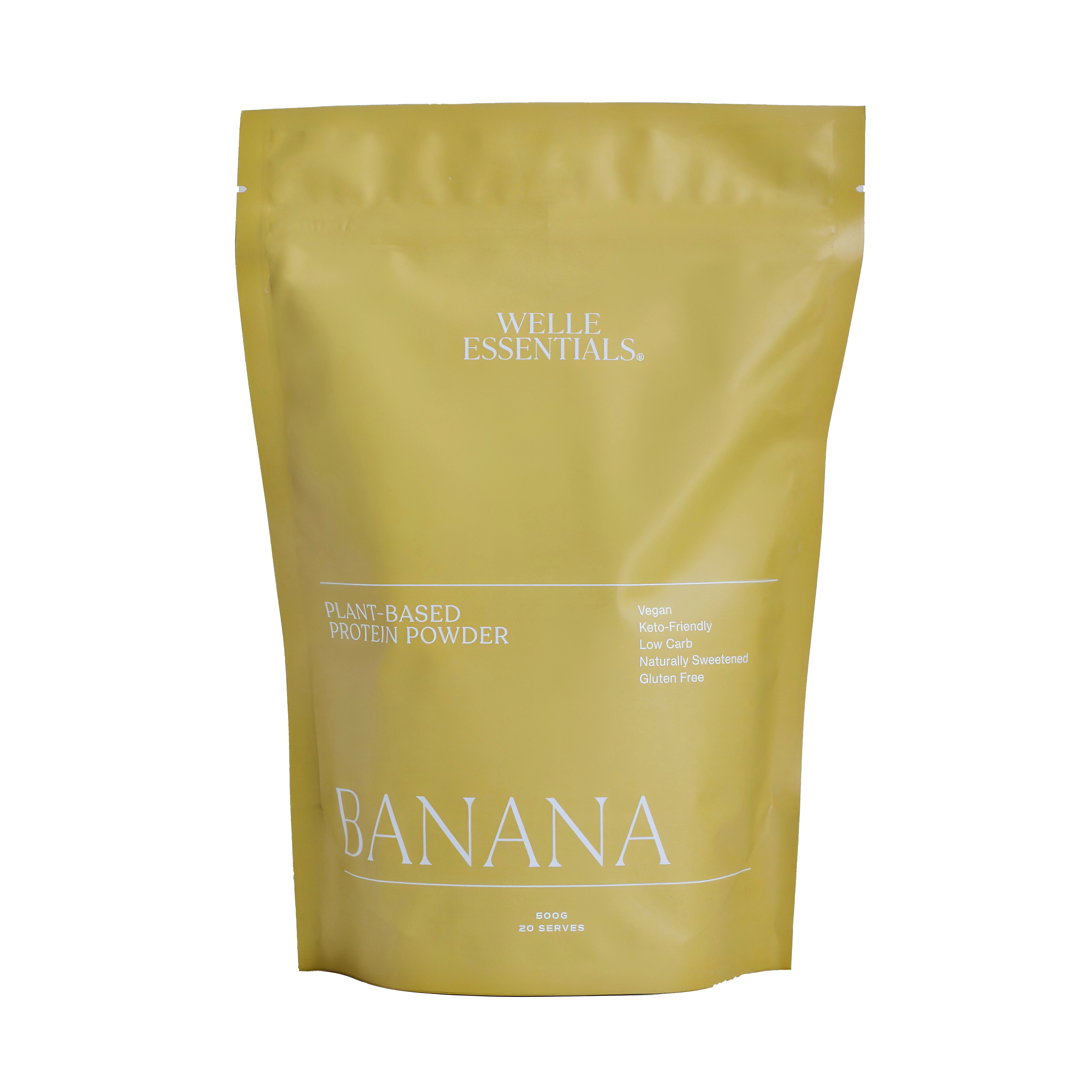 Plant Based Protein - Banana - Welle Essentials
