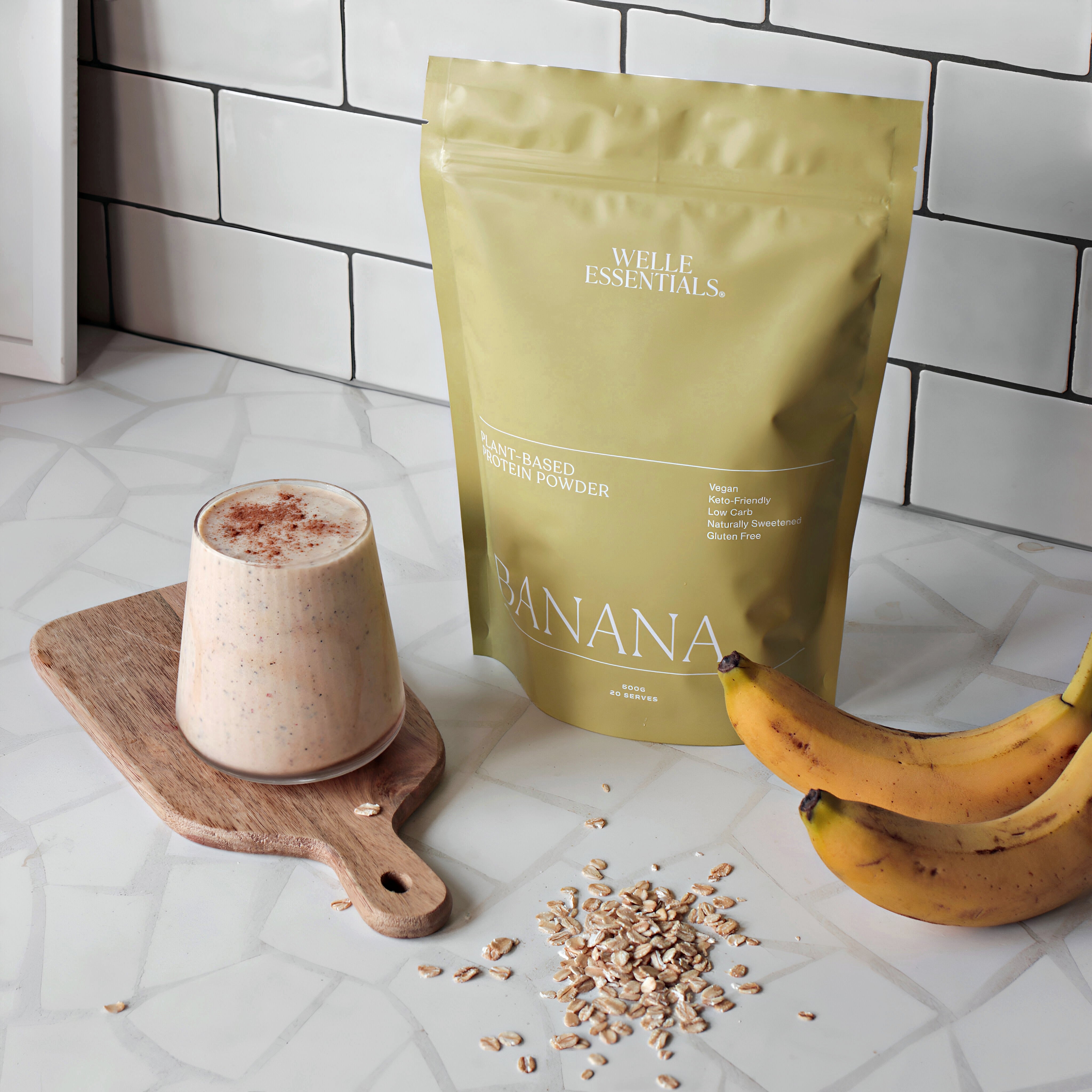 Plant Based Protein - Banana - Welle Essentials