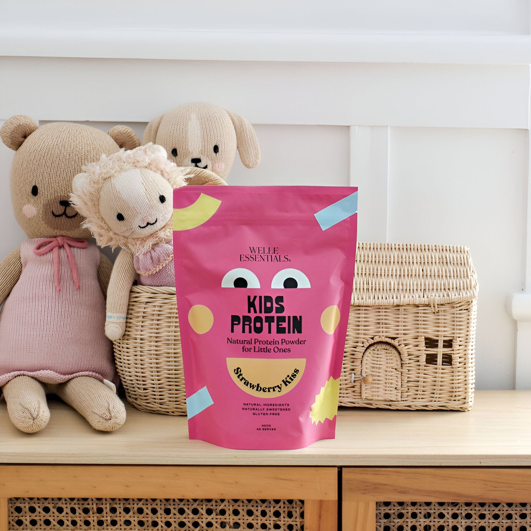 Kids Protein - Strawberry Kiss - Welle Essentials