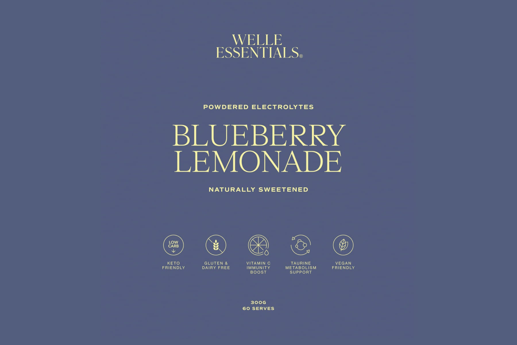 Electrolytes - Blueberry Lemonade - Welle Essentials