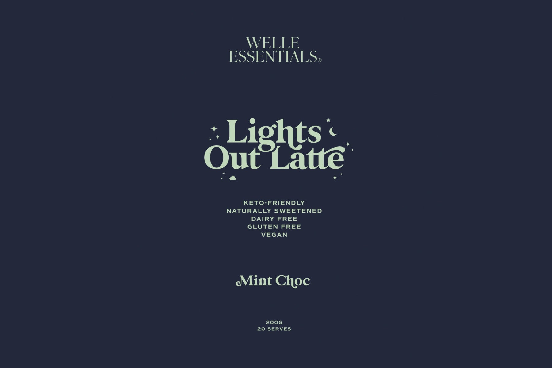 Lights Out Latte - Mint Choc - Welle Essentials