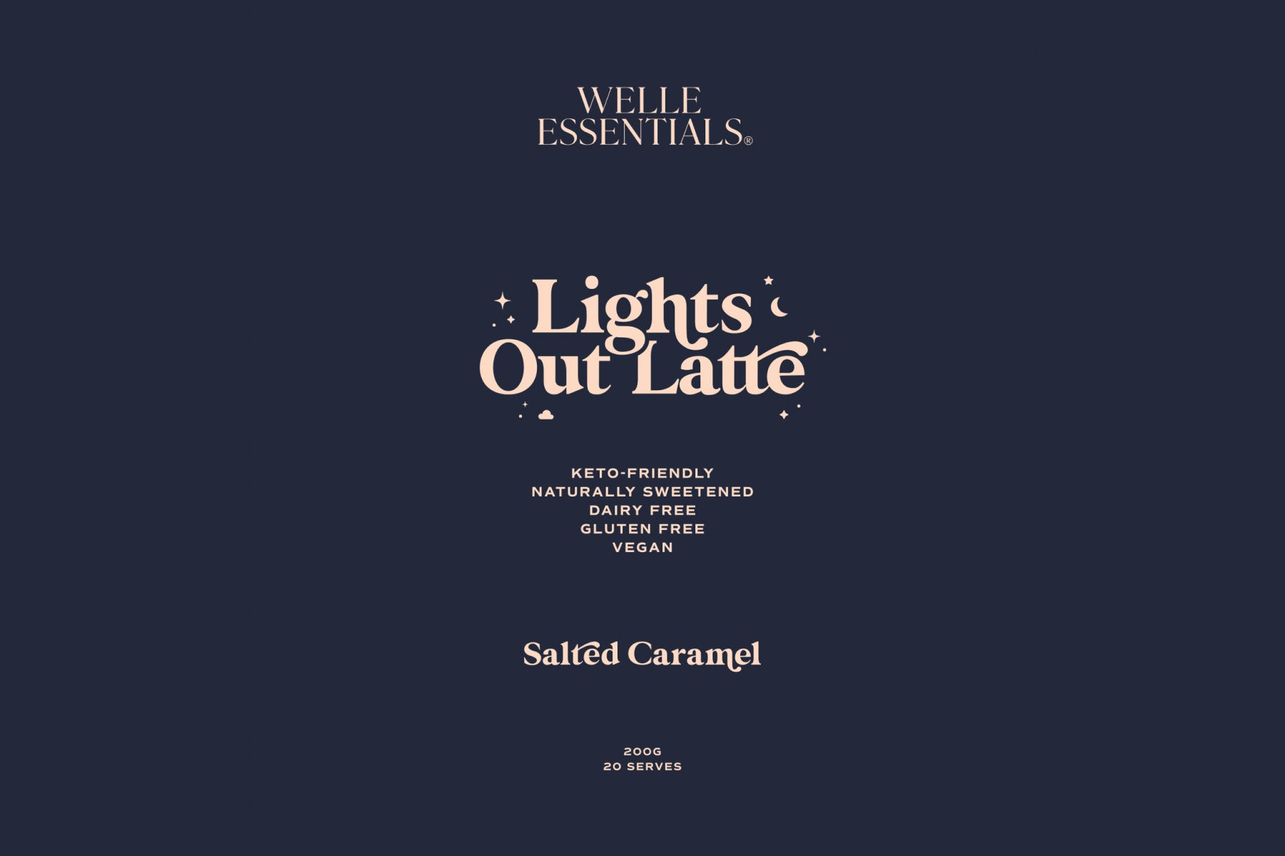 Lights Out Latte - Salted Caramel - Welle Essentials