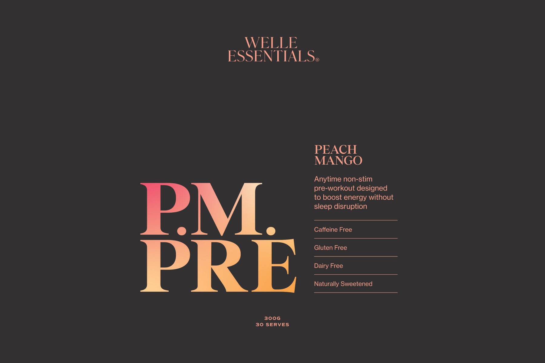 P.M. PRE - Peach Mango - Welle Essentials