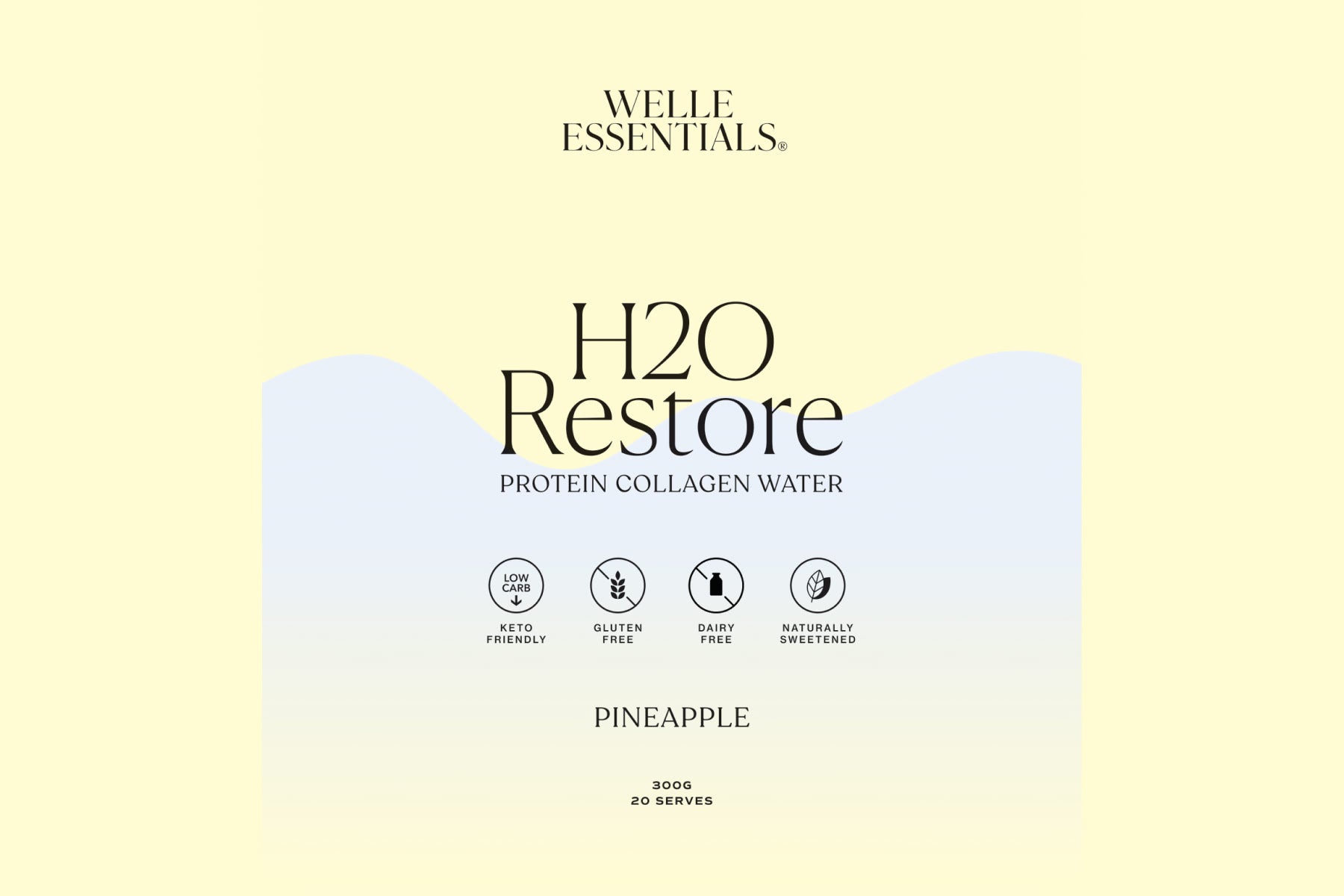 H2O Restore - Pineapple - Welle Essentials