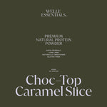 Premium Natural Protein - Choc-Top Caramel Slice - Welle Essentials