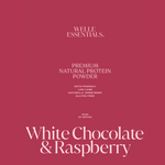 Premium Natural Protein - White Chocolate & Raspberry - Welle Essentials