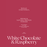 Premium Natural Protein - White Chocolate & Raspberry - Welle Essentials