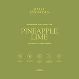 Electrolytes - Pineapple Lime - Welle Essentials