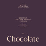 Premium Natural Protein - Chocolate - Welle Essentials