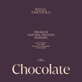 Premium Natural Protein - Chocolate - Welle Essentials